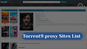 Torrent9 proxy sites