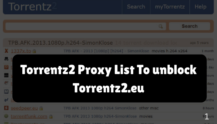 Torrentz2 Proxy List To Unblock Torrentz2.eu Alternatives in 2026